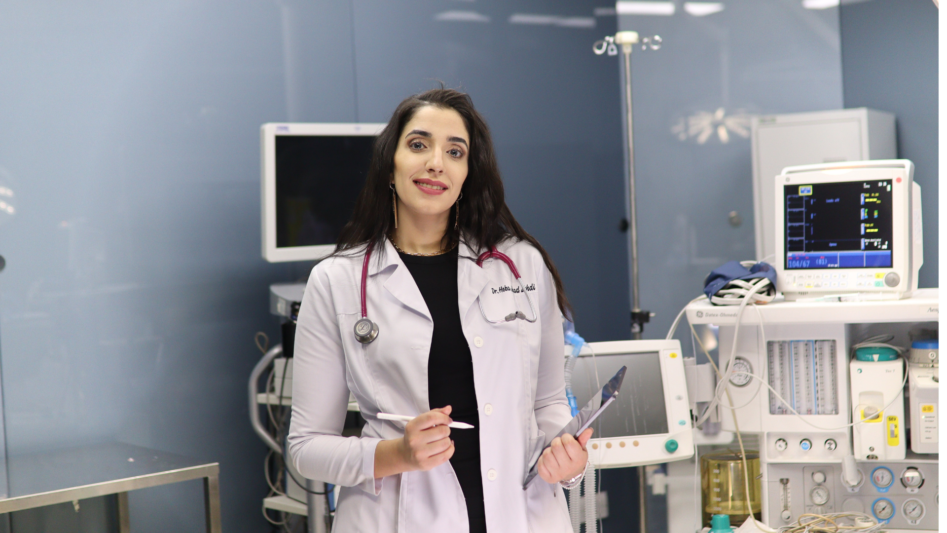 Meet Dr. Heba – Your USMLE Guide Dr. Heba in a clinical setting, supporting international medical students through their USMLE journey.